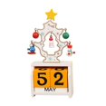 thumbnail image 1 of Wooden Christmas Calendar Christmas Decorations Desk Calendars Digital Calendar Desktop Calendar Decorations For Shelves Decor For Table Christmas Party Accessory Xmas Decor, 1 of 8