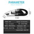 thumbnail image 2 of Joywa Handheld Vacuum Powerful Dry And Wet Suction Portable Rechargeable, 2 of 5