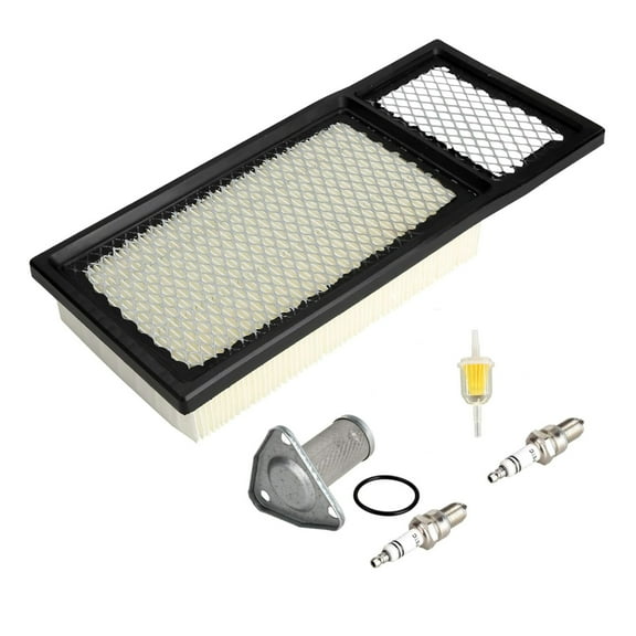 JIAHAOO Cart Air Fuel Filter Spark Plug Kit for EZGO Medalist TXT 4 Cycle 19942005 Tune Up 72368G01 AM116304 F7TC for Golf