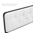thumbnail image 4 of Modway Collins Tufted Full Fabric and Wood Headboard in Black White, 4 of 7