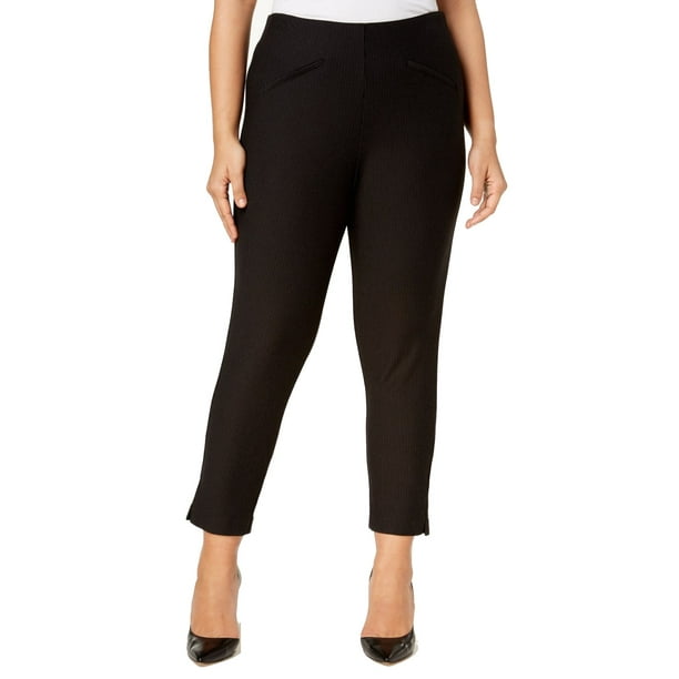 Anne Klein Pants - Anne Klein Womens Plus Pinstriped Dress Pants Stretch - Walmart.com - Walmart.com