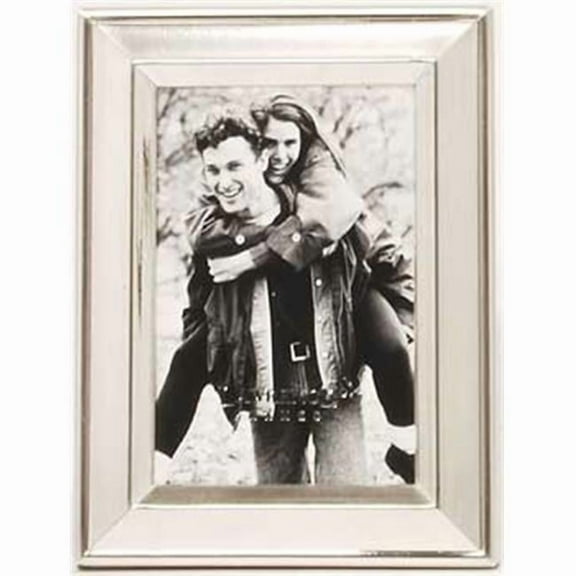 Brushed Silver Plated 2x3 Metal Picture Frame