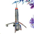 thumbnail image 2 of 1pc Tin Moon Toy Moon Shuttle Photography Props Creative Decorative for Kids (Silver）, 2 of 8
