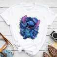 thumbnail image 3 of Camiseta informal de manga corta con puntada superior, dulce camiseta de algodón de tendencia, ropa para niños, camisetas gráficas de verano a la moda para niños y niñas, 3 of 5