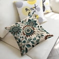 thumbnail image 5 of stylized floral designs Linen toss pillowcase decoration pillowcase gifting preferred 24x24 inch cushion cover 2 sets sofa pillowcase sofa bedroom living room car, 5 of 8