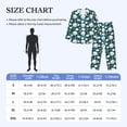 thumbnail image 4 of Balery Sweet Dream Lamb Pijama para Hombre de Dos Piezas con Manga Larga, Conjunto de Dormir y Descanso Suave con Bolsillos-Medium, 4 of 7