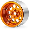 thumbnail image 6 of Aluminum Alloy Orange 35mm 2.2" RC Beadlock Wheels Axail Wraith RR10 90018/90048 Set of 4, 6 of 6