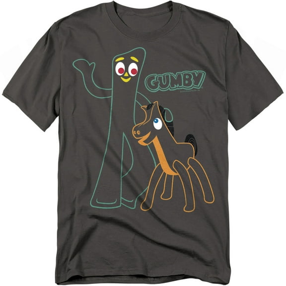 Gumby T-Shirt Outlines Unisex Graphic Tee For Men & Women