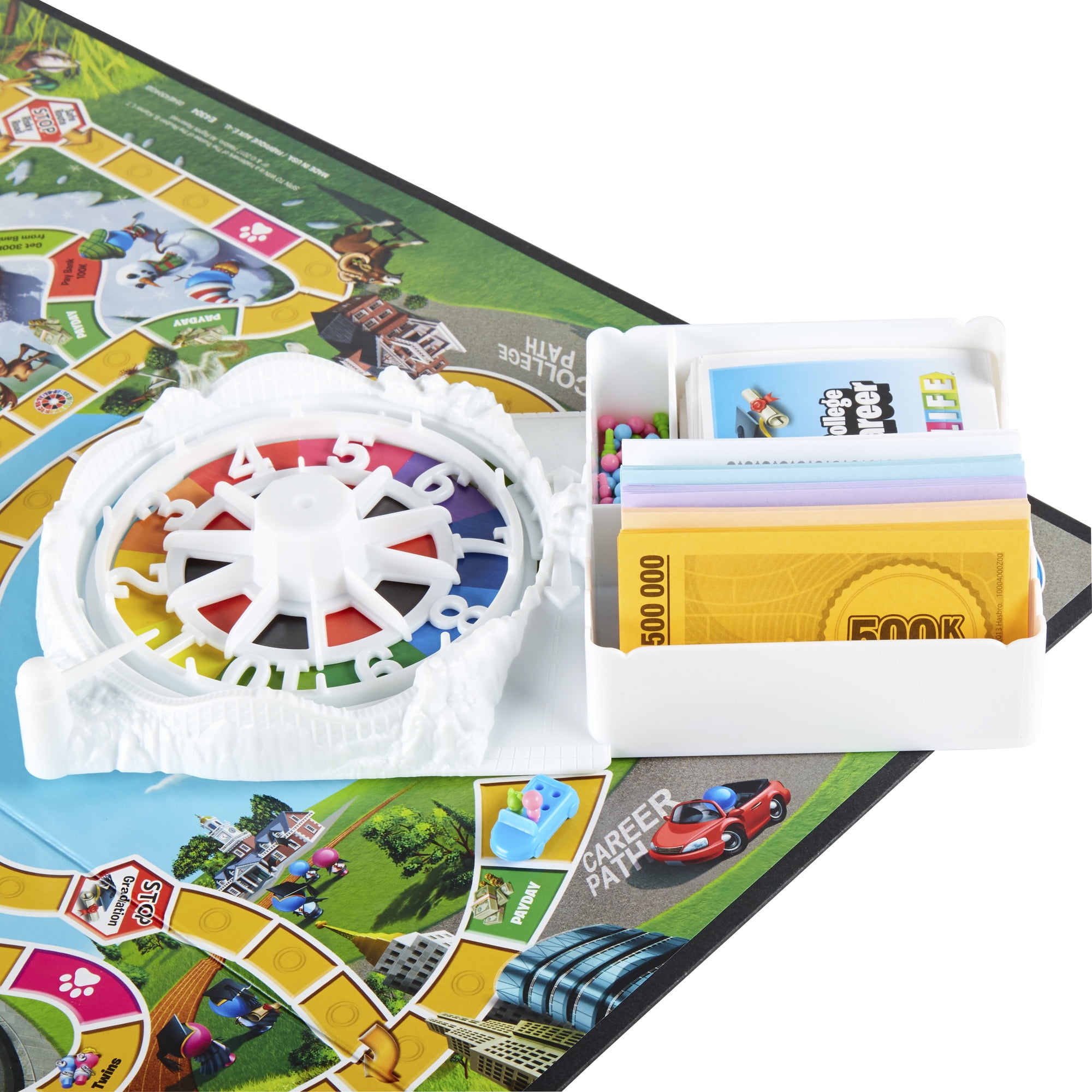 The Game of Life Game, Family Board Game, For Ages 8+, Pegs Come In 6 Colors