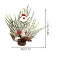 thumbnail image 4 of Bewildely Árbol de Navidad Cono de pino artificial Boda Año Nuevo Decoración de Navidad Hogar Hotel Centro de Ornamento para niños Niños Kits de decoración para fiestas S tipo 2 Bewildely HA070118-02, 4 of 5
