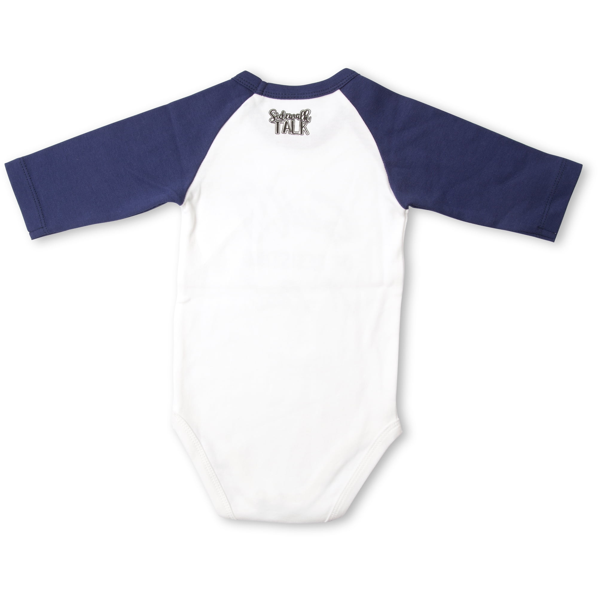 Poop My Pants - 6-12 Months 3/4 Length Navy Sleeve Onesie