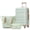 Green, variant on 3 Piece Luggage Set, 24" Checked Suitcase with TSA Lock,Spinner Wheels & 2 Bags,Lightweight Hardshell Suitcase Set for Travel,Grey