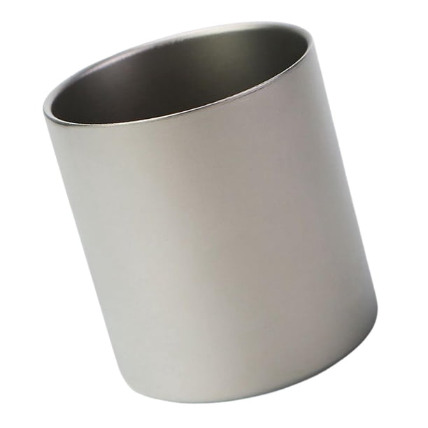 Taza para acampar, taza para olla, taza de de té de agua de , de doble pared, adecuada para acampar libre, senderismo, 220ml DYNWAVEMX taza al aire libre