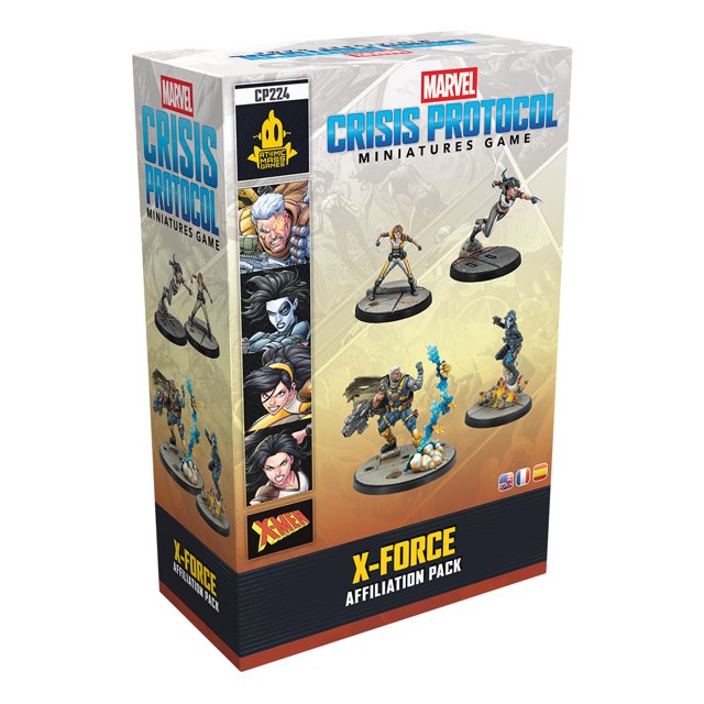 Juego de Mesa Marvel Crisis Protocol Asmodee CP224 X Force Affiliation Pack Cable Domino X 23 Honey Badger