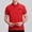 Red, variant on COSFO Polo T Shirts for Men Casual Solid Short Sleeve Collared Tops Classic with Pocket Performance Pullover Shirts