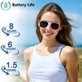 thumbnail image 6 of AI Smart Glasses for Men Women, Bluetooth Glasses with 164+ Languages Translation, Color-Change Lens and Hands-Free Calls for Travel Meeting Trade Business, 6 of 9