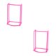 thumbnail image 4 of Ounissouiy Colgador de almacenamiento, soporte para colgar, estante de acabado, ropa de mano, soportes para ahorrar espacio, organizador, estante para el Rosado 2piezas Ounissouiy CBP075873, 4 of 5