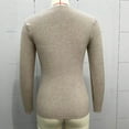 thumbnail image 5 of Ounisa Women's 2025 Fall Long Sleeve Oversized Crew Neck Solid Color Knit Pullover Sweater Tops, 5 of 6