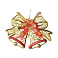 thumbnail image 4 of Decoración colgante de de Navidad, decoración de pared, colgante de campana interior para fiesta, adorno de Navidad para ventana, envoltura de Oro, 4 of 8