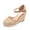 Beige, variant on Agkizg Summer Wedge Sandals for Women Thick Soles Slide Sandals Casual Slippers Beach Sandals Comfortable Shoes Beige, Size 4.5