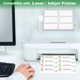 thumbnail image 4 of duomi-2x4 Shipping Address Labels, 500 Matte Printable Stickers for Mailing, Fragile Stickers, 8.5 x 11 Label Paper for Laser/Inkjet Printer, 10 Up Per Sheet, 50 Sheets, 4 of 4