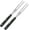 silver-b, variant on Set of 2 Long Handle BBQ Skewers Stainless Steel Barbecue Forks for Roasting Sticks