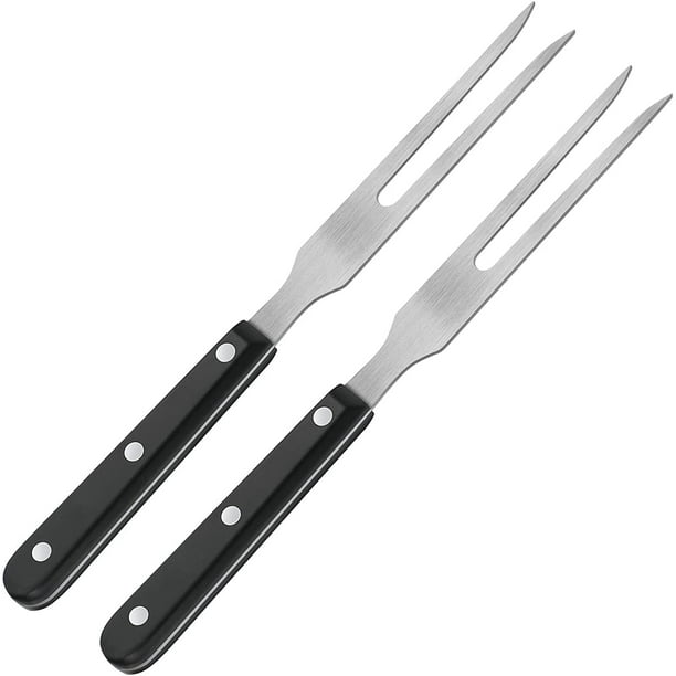 2 Pieces Carving Fork Pot Forks Stainless Steel Meat Serving Fork with