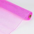 thumbnail image 2 of Fuchsia - Floral Mesh Wrap Solid Color - ( 21 Inch x 10 Yards ), 2 of 2