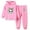 style-01 Pink, variant on Teen Girls Clothing Sets Kids Girl Clothes Print Graphic Top + Print Flare Leg Pants 2PC Fall/Winter Outfits Set Size 7-8 (Black,7-8 Years)
