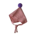 thumbnail image 2 of Gorro con orejeras para bebés, moderno, divertido y adorable, con cordones para niñas y niños. rosa, 2 of 9