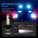 thumbnail image 5 of 2 faros antiniebla automáticos 6000LM LED antiniebla IP68 resistente al agua 6000 K 36 W (H4/HB2/9003), 5 of 8