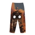 thumbnail image 5 of Plastic Beach Gorillaz Women's Pajama Pants Lounge Daily Novelty Cozy Sleep Bottoms Pants Sleepwear With Pockets, 5 of 8