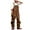 Brown, variant on DDAPJ pyju Mens Work Bib Overalls Baggy Lightweight Jumpsuit Big and Tall Coveralls Loose Fit Cargo Workwear with Snaps Pockets