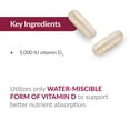 thumbnail image 6 of Bariatric Advantage Vitamin D3 5,000 IU - Bariatric Vitamin D Capsules - Water-Miscible - Bone Strength Support* - Easy Swallow Capsule - 180 Count, 6 of 7