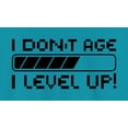 thumbnail image 2 of NovaTee I Dont Age I Level Up Gaming Tee Video Game Shirt For Gamer Video Gaming T-Shirt, 2 of 6