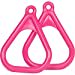 thumbnail image 2 of Swing Set Stuff Anneaux de Trapèze en Plastique avec Autocollant Logo SSS, Rose, 2 of 3