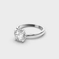 thumbnail image 3 of IGI Certified 2 Carat New Round Cut Lab Grown Diamond Bridal Ring for her | Solid 10K Yellow Gold | Solitaire Diamond Wedding Rings | Size 4 Diamond-Capitals, 3 of 8