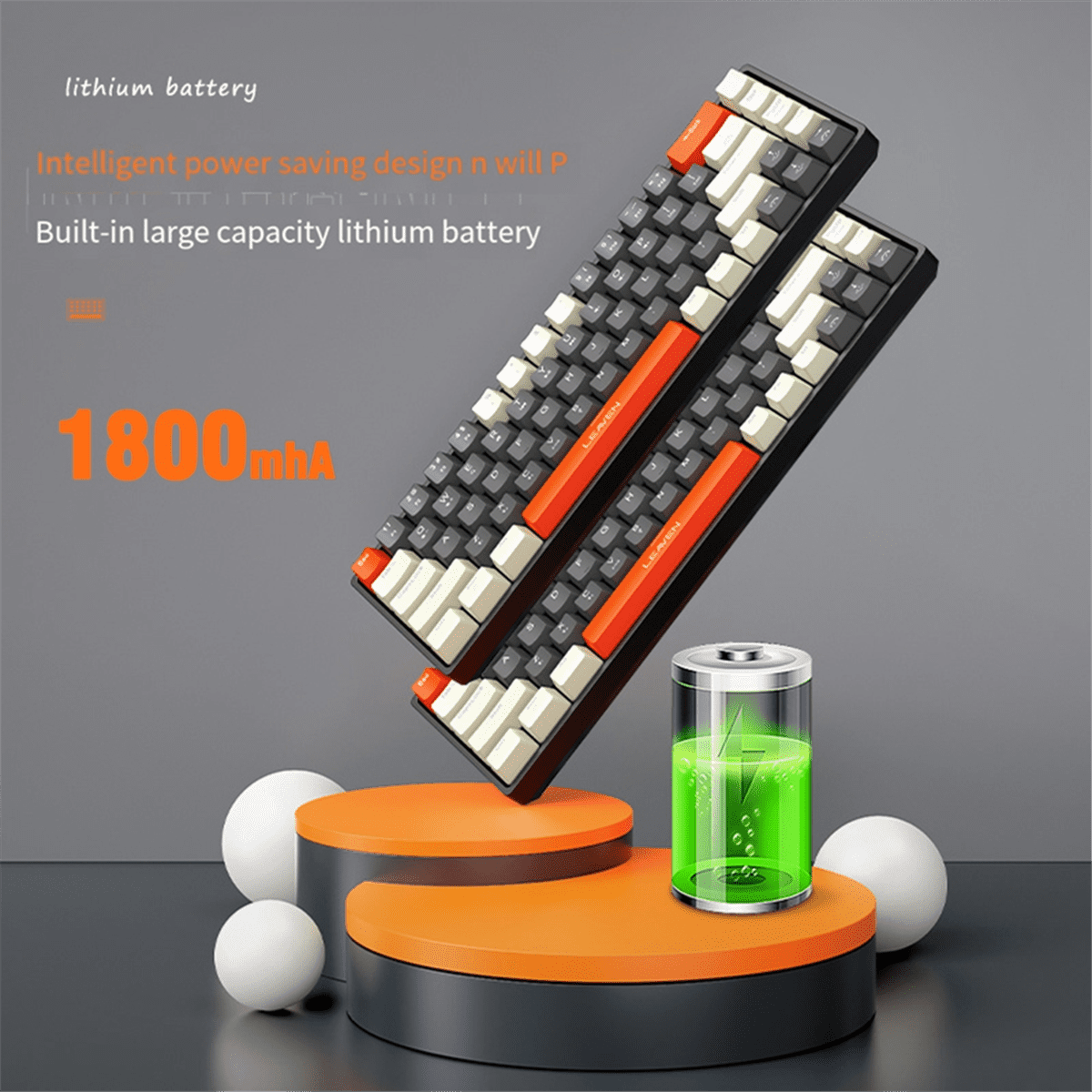 Wireless Three-Mode Mechanical Keyboard 2.4G Bluetooth Wireless Keyboard RGB Hot-Swappable,for Gaming Computer Office,1 x Data cable 1 x keyboard 1 x English manual