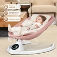 thumbnail image 6 of Babyeap Baby Swing for Infants,Bluetooth Control 5-point Harness Newborn Swing,5 Sway Speed,10 Lullabies(Pink), 6 of 13