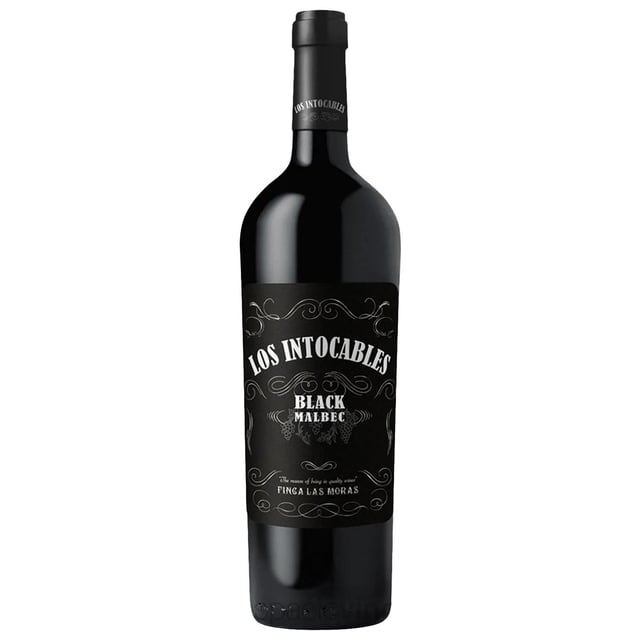 Pack de 2 Vino Tinto Los Intocables Black Malbec 750 ml Malbec