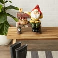thumbnail image 4 of Garden Gnome Greeting Welcome Sign Statue, 4 of 7