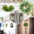 thumbnail image 5 of Efavormart 2 Pack | 12" Window Wreath Artificial Green Leaves Pillar Candle Rings, 5 of 11