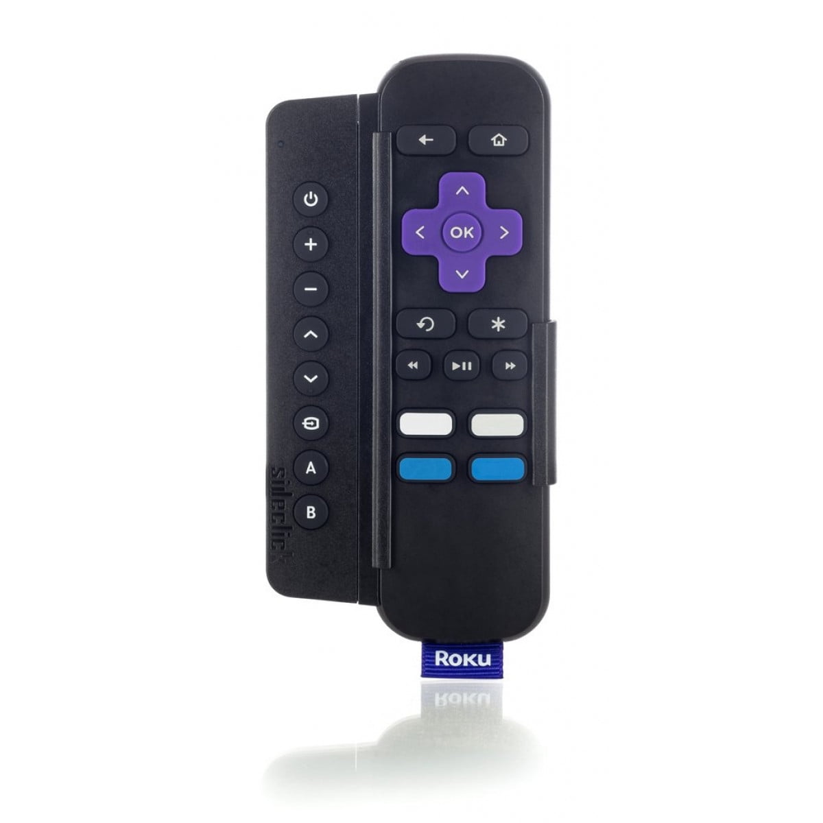 Sideclick Universal Remote Attachment For Roku Streaming Player, IR