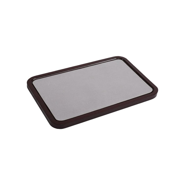 Xuanheng Jewelry Display Tray Empty Plate Flat Wooden Jewelry Storage Tray Jewelry Holder Gray