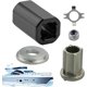 thumbnail image 1 of KAIYANG Kit de cubo de motor fueraborda: herramienta de cubo de metal resistente al desgaste, accesorios para embarcaciones marinas para evitar el ruido del cambio de marchas, 1 of 5