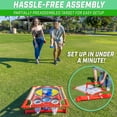 thumbnail image 4 of GoSports Cornhole Bean Bag Toss Game - Includes 1 Target, 8 Bean Bags, and Carrying Case, 4 of 6