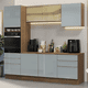 thumbnail image 2 of Cocina Integral Completa Modular Madesa Lux 240cm MG 08, 2 of 5