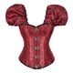 thumbnail image 1 of Faja reductora de cintura para mujer con estampado de girasoles, tirantes de encaje y vendaje frontal, corsé con tirantes, camiseta sin mangas para mujer, 1 of 8