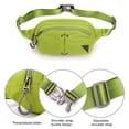 thumbnail image 5 of Baiways Men's and Women's Outdoor Waterproof Waist Pack Chest Bag Fitness Running Mobile Phone Storage Riding Bag, Can be Diagonal Span, Multiple Layers Have a Buckle, 5 of 9