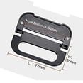 thumbnail image 3 of 2-pack Alloy Recessed Type Handle Flush Door Pull For Pocket Doors, Black Rustproof For Sliding Doors, Cabinets, Drawers, 3 of 5